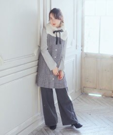 earth music&ecology ツイードミニワンピース