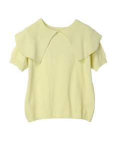 CRAFT STANDARD BOUTIQUE ＢＩＧカラー半袖ニットプルオーバー