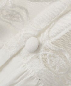YECCA VECCA 刺繍レースブラウス