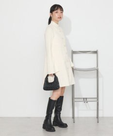 earth music&ecology ツイードミニワンピース