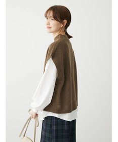 Green Parks ＳＥＴ２点モックネックカノコベスト＋ロンＴＥＥ