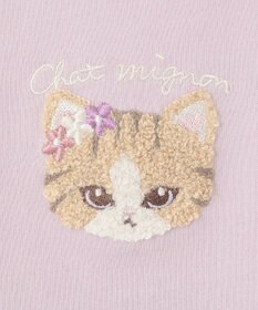 ANY KIDS オーガビッツアニマルサガラ刺繍Ｔシャツ