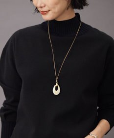 J.PRESS LADIES リバーシブルマーブル ネックレス