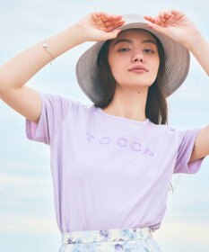 TOCCA 【洗える！】TOCCA PATCHWORK LOGO TEE Tシャツ