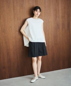 #Newans 【洗える】スクエアシルエットノースリーブカットソー