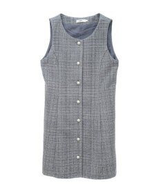 earth music&ecology ツイードミニワンピース