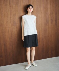 #Newans 【洗える】スクエアシルエットノースリーブカットソー