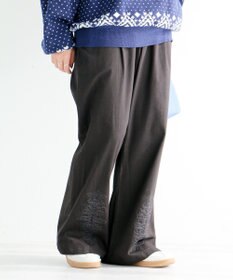 CRAFT STANDARD BOUTIQUE 刺繍入ツイルパンツ