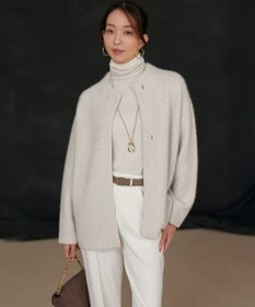 23区 S 【CLASSY.掲載/洗える】スムージーコットン タートルネック ニット