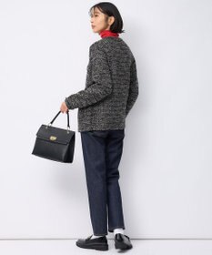 23区 S ファンシーツイード ニットジャケット