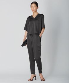 ICB 【WEB限定カラーあり・洗える】Calm Vネックブラウス