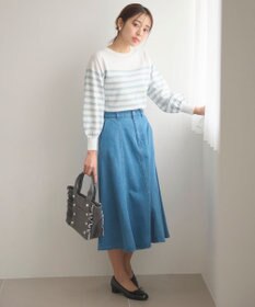 Feroux 【洗える】ビジューポイント ニット