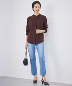 ICB L 【洗える】 ウォーターリサイクルテーパードデニム