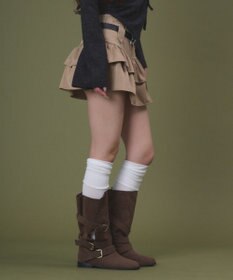 WEGO スターベルト付きティアードスカパン