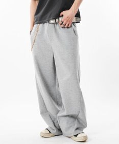 WEGO 【ユニセックス着用ITEM】ライトスウェットカバーフィットパンツ