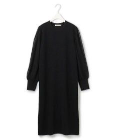 ICB L 【洗える】ウールブレンドスムース ニットワンピース