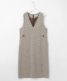 J.PRESS LADIES 【洗える】Calameraリングメッシュ ジャンパースカート