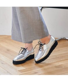 MODE ET JACOMO <carino>【レイン対応】レースアッププラットフォーム