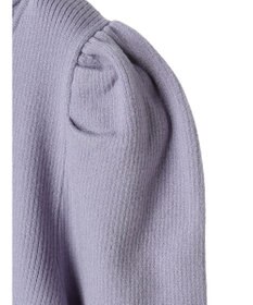 earth music&ecology ハートネック袖パールニットプルオーバー