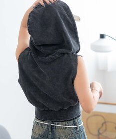 WEGO ノースリーブジップパーカー