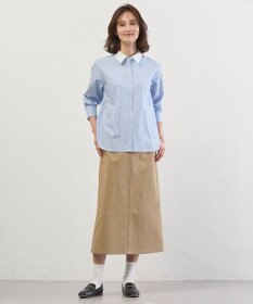 J.PRESS LADIES 【WEB限定カラーあり・2way】エステネージュ TYPEWRITER STRIPE シャツ