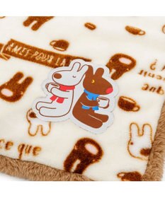 PET PARADISE リサとガスパール 遠赤外線 ボア マット 《カフェ柄》