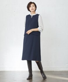 J.PRESS LADIES LANTECシャークスキン ジャンパースカート
