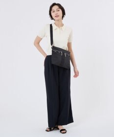 LeSportsac POUCH CROSSBODY/ブラックC