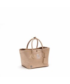 A.D.M.J. 【牛革】メタリックレザー/キューブトート21cm