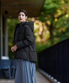 Tiaclasse 【安田美沙子さん着用・4way】ストレッチタフタショートダウン