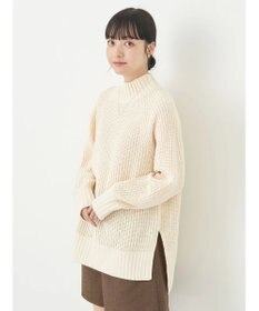 earth music&ecology マットベロアモールチュニック