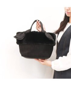 UNBILLION カシュカシュ cachecache / エコファーコンビリボントートバッグ