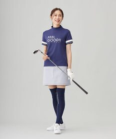 23区GOLF 【WOMEN】【吸水速乾/UVカット】モックネックシャツ