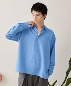 WEGO ルーズシルエットボックスシャツ（LS）