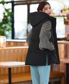 Tiaclasse 【安田美沙子さん着用・4way】ストレッチタフタショートダウン