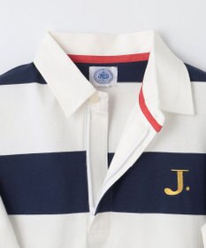 J.PRESS KIDS 【140-170cm】J.ボーダー ラガーシャツ