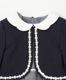 ANY KIDS 【2点セット】ジャケット＋裾刺繍ワンピース