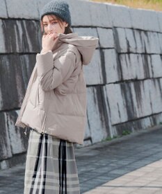 Tiaclasse 【安田美沙子さん着用・4way】ストレッチタフタショートダウン