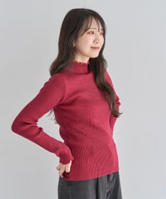 Green Parks ・ＡＮＤＳＥＡＲＣＨ　メランジリブハイネックニット