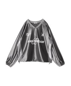 WEGO サテンゲームグラフィックプルオーバー