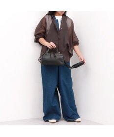 UNBILLION ペルケ perche / ガーメントレザー・ランドスケープ2wayミニボストン