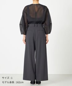 NAVE 【Nave・洗える】スパントロ ワイドラップパンツ