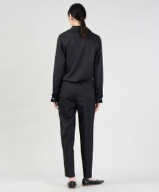 23区 L 【エステータ】ウールシルクギャバジン テーラードブラウス