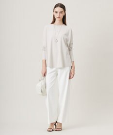 ICB 【接触冷感・UVカット・透け防止・吸水速乾・洗える】 シェルタリングドライオックス ワイドパンツ