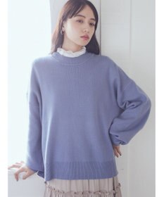 earth music&ecology アンチピリングバックスリットプルオーバー