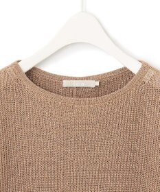 ICB 【WEB限定カラーあり・洗える】ペーパーブレンドシャインニット プルオーバー