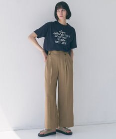 UNFILO 【セットアップ着用可】TENNEN TOUCH タックワイドパンツ