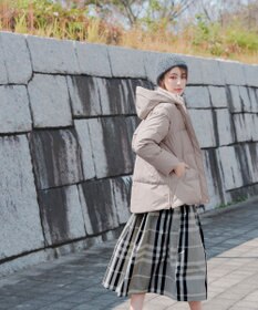 Tiaclasse 【安田美沙子さん着用・4way】ストレッチタフタショートダウン