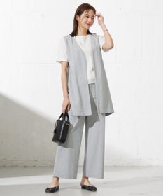 J.PRESS LADIES L 【接触冷感】コットンスムース カフス袖 カットソー