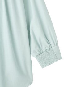 YECCA VECCA バックギャザーロングシャツ